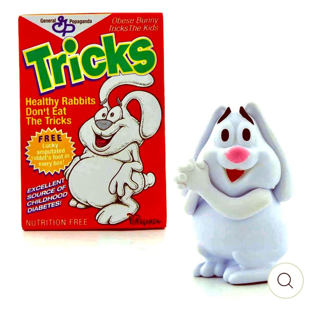 Tricks  Healthy rabbits don't eat the tricks